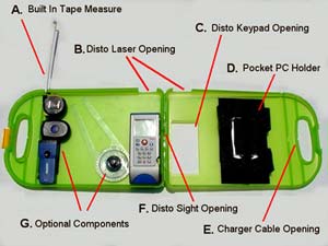 "The SideKick" Mobile Data Kit - open view